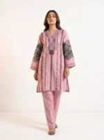 Blush Flora Embroidered Lawn Cotton 2 Piece Suit
