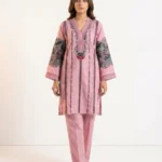 Blush Flora Embroidered Lawn Cotton 2 Piece Suit