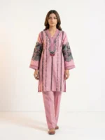 Blush Flora Embroidered Lawn Cotton 2 Piece Suit