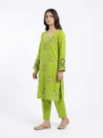 Pistachio Bloom Embroidered Lawn Cotton 2 Piece Suit for Women