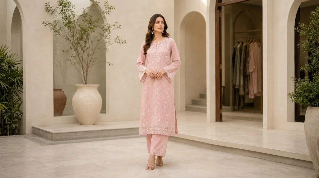 2-Piece Stitched Lawn & Cambric Suits