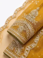 3PC Stitched Zoya Mustard Cotton