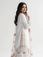 3PC Stitched Nerah White Charmuse
