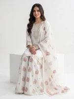 3PC Stitched Nerah White Charmuse