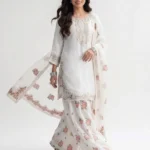 3PC Stitched Nerah White Charmuse