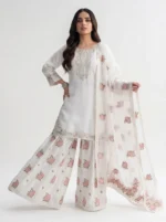 3PC Stitched Nerah White Charmuse