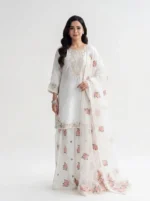 3PC Stitched Nerah White Charmuse