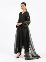 3PC Stitched Kylin Black Cambric