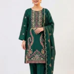 Unstitched Emerald Zeenat Lawn Suit