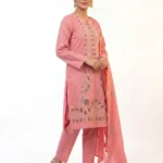 Unstitched Seraphina Pink Lawn Suit